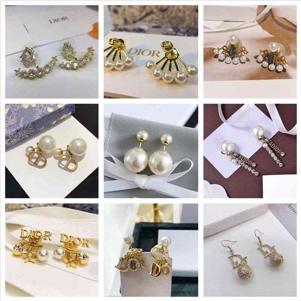

70% off outlet online letter studs asymmetry pl ear clip ins star tiktok net red live broadcast, Golden