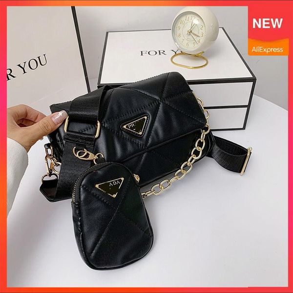 

waist bags designer bag three in one armpit fashion pu diamond chain for women luxury crossbody
