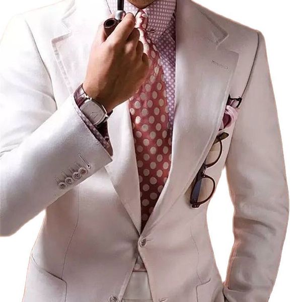 

men's suits & blazers the latest big-tailed lapel 2 piece jacket groom's suit men fine fine-fitting wedding high quality, White;black