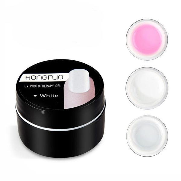 

15ml nail extension gel quick builder crystal forms for tools uv fast-drying model glue tslm1, Red;pink