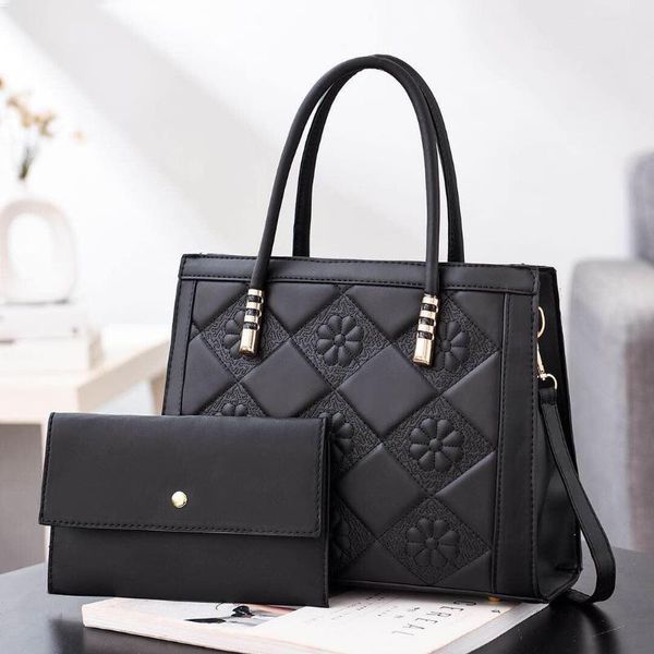 

evening bags 2021 bag women's casual fashion 2-piece set messenger shoulder portable female purses and handbags
