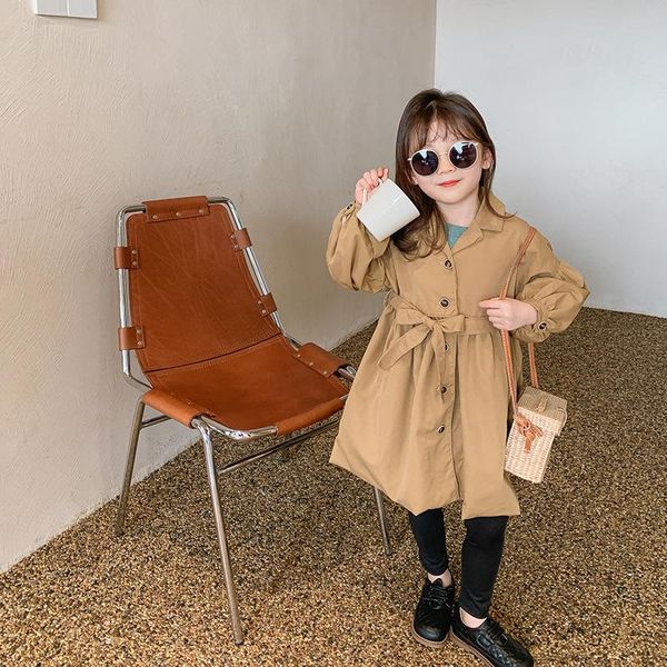 

jackets 2021 autumn arrival girls long sleeve coat kids children clothes, Blue;gray