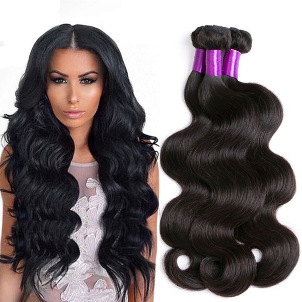 

human hair body wave iswith natural color from 100% virgin brazilian, Black;brown