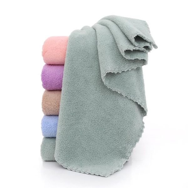 

towel 5pcs/lot absorbent household bathroom quick-drying hair face towels for microfiber kitchen coth cleaning 34*74cm