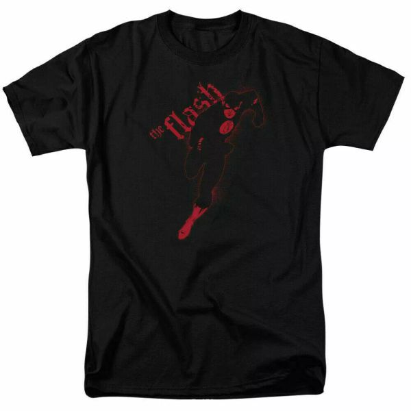 

The Flash Darkness T Shirt Licensed Comic Book Tee Black, White;black
