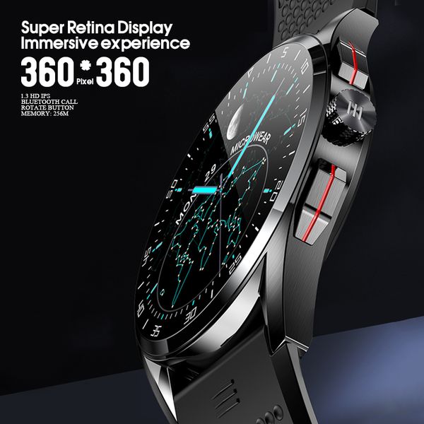 

2021 er hd screen smart watch men bluetooth call ip68 waterproof swim sport fitness tracker smartwatch for ios android phoneg, Slivery;brown