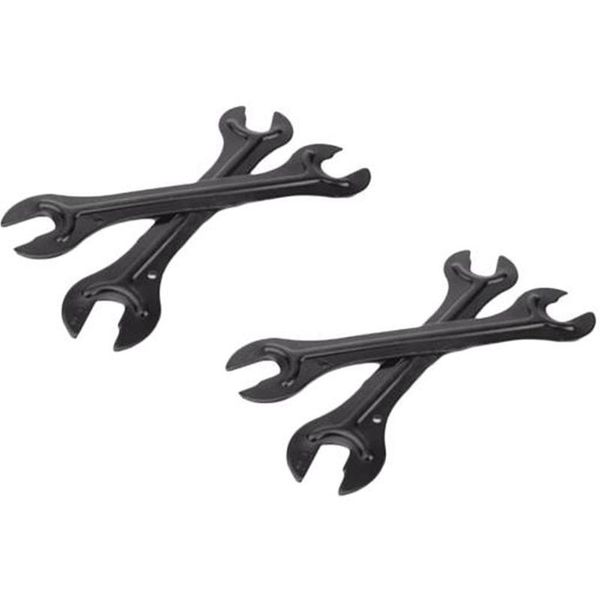

tools 4pcs cycling bike head open end axle hub cone wrench bicycle carbon steel repair spanner tool kit for mountain