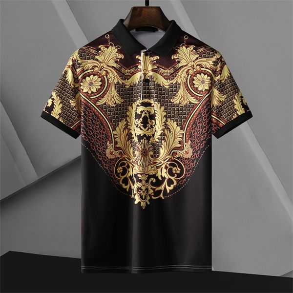 

2021ss spring and summer new high grade cotton printing short sleeve round neck panel t-shirt size: m--xl-xxl-xxxl color: black white mm279, White;black
