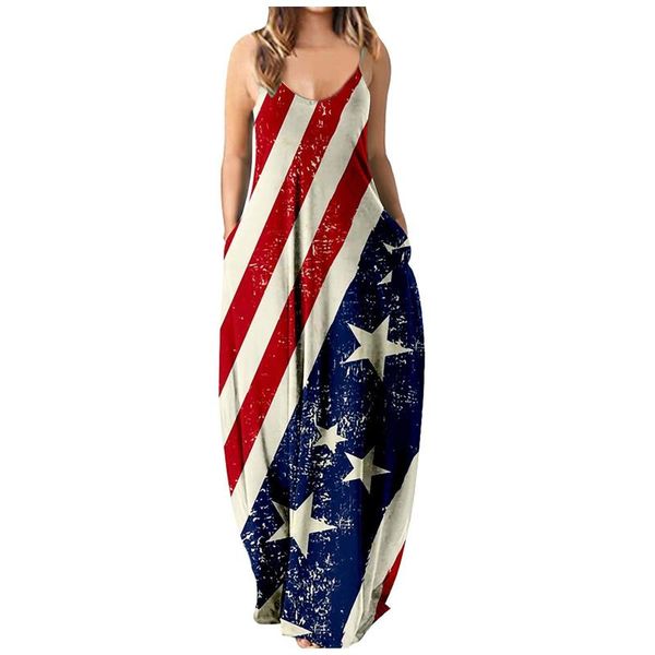 

summer women loose dress plus size sleeveless o neck elegant spaghetti strap maxi for clothing vestido, Black;gray