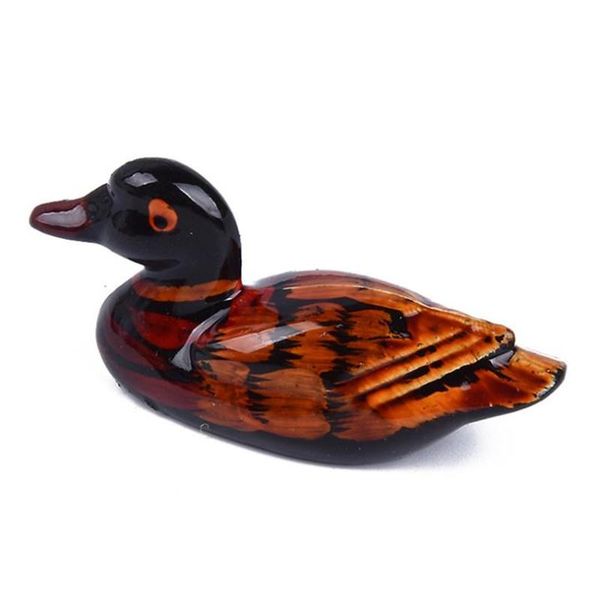 

decorative objects & figurines 3d mandarin duck statue mini animal resin figurine home decor deskcrafts sculpture decoration knife fork