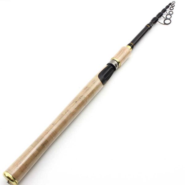 

boat fishing rods 1.8m 2.1 2.4 2.7m spinning rod m hard power fibre carbon travel pole wooden fist