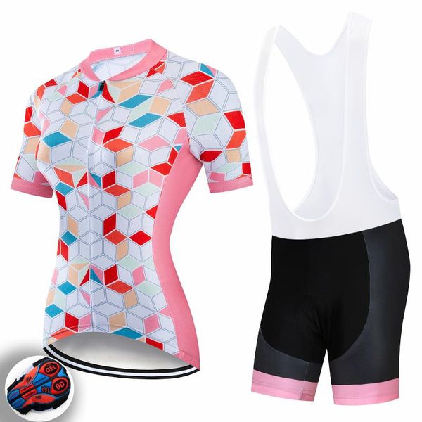 

racing sets cycling jersey bike shirt breathable girl 2021 summer custom printing bicycle igh quality unifor, Black;blue