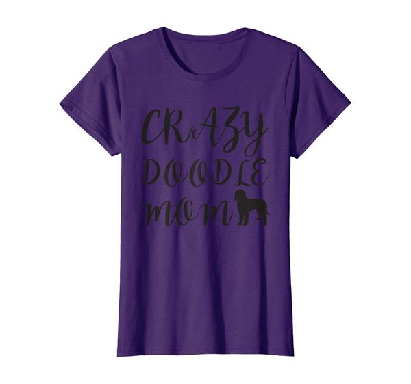 

Womens Crazy Doodle Mom T-Shirt - Goldendoodle Gift, Mainly pictures