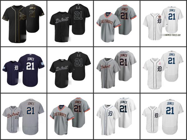 

detroit tigers men jacoby jones 21women youth jersey, Black;red