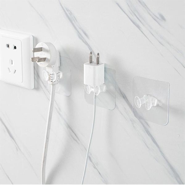 

5/10pcs multi-function wall hook storage power plug socket holder hooks & rails
