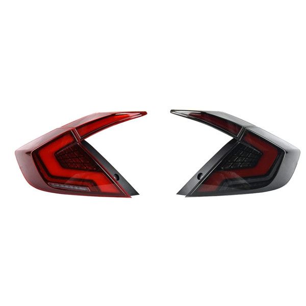 

for honda civic g10 tail lights 10th sedan 2016-2018 12v led signal bulb car taillight dynamic running light rear lamp