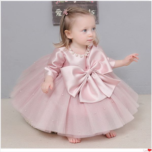 

girl's dresses spring teenager girls short sleeveless big bow tutu thick princess piano performance kid clothes e121 x4lz, Red;yellow