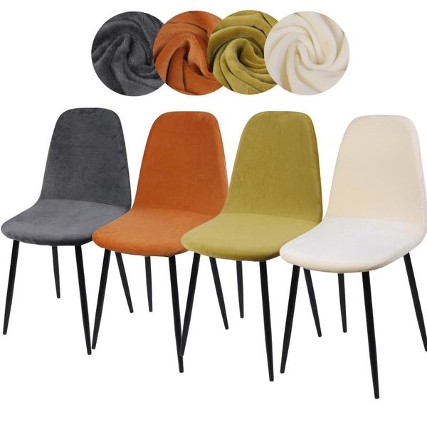 

chair covers velvet fabric big size cover high back elastic large seat for living room el home banquet