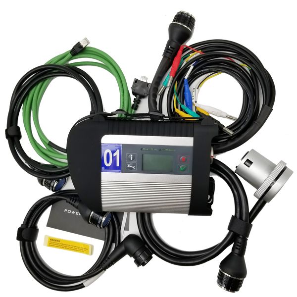 

mb star c4 scanner tool full set cables diagnose for 12v 24v