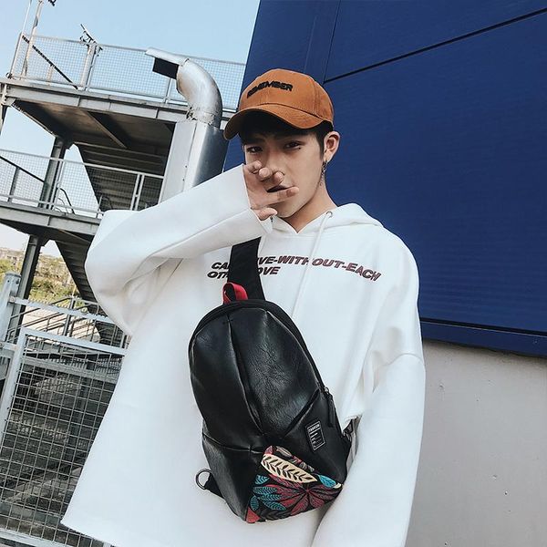 

waist bags tidog fashion tide men's street chest bag