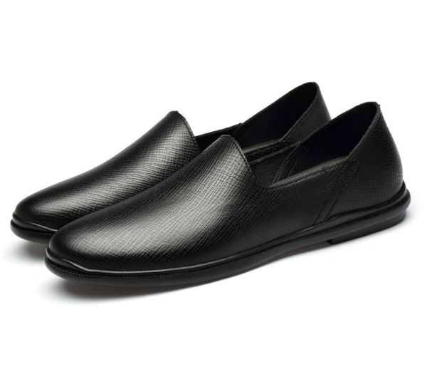 Erkek Penny Loafer'lar Hakiki Deri Rahat Ayakkabı Iş Elbise Ayakkabı Erkekler Için Kalite El Boyalı Erkek Ayakkabı