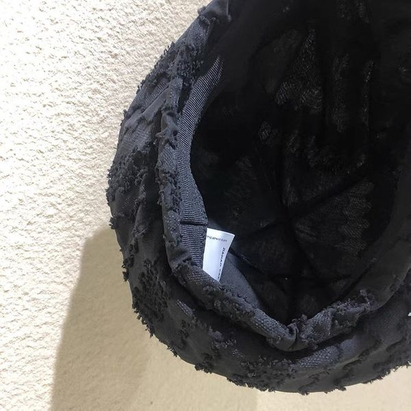 

raw edge drawstring beret children's cloth sheet spring and summer net red painter street newsboy bud hat