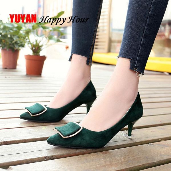

dress shoes 2021 spring high heels women pumps pointe thin heel ladies fashion woman wedding a650, Black