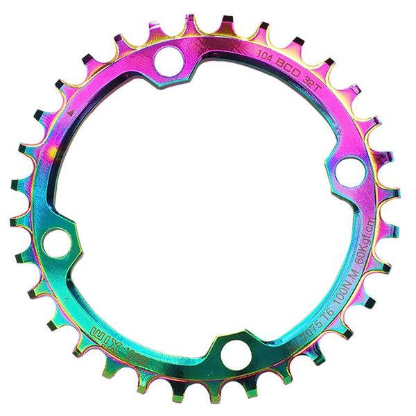 

golf training aids mi.xim rainbow bike chainring 104 bcd chainwheel for mtb road