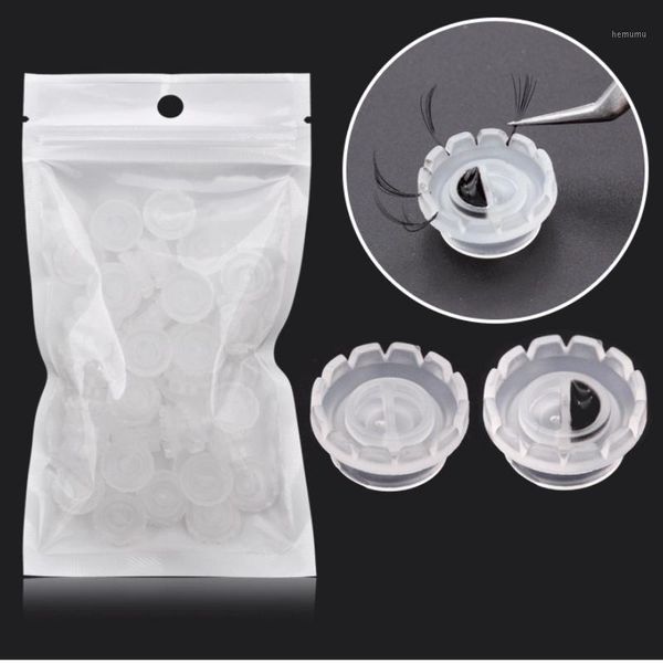 

pcs false eyelashes planting rapid blooming cup eyelash glue ring holder 2 in 1 professionals essential supplies1