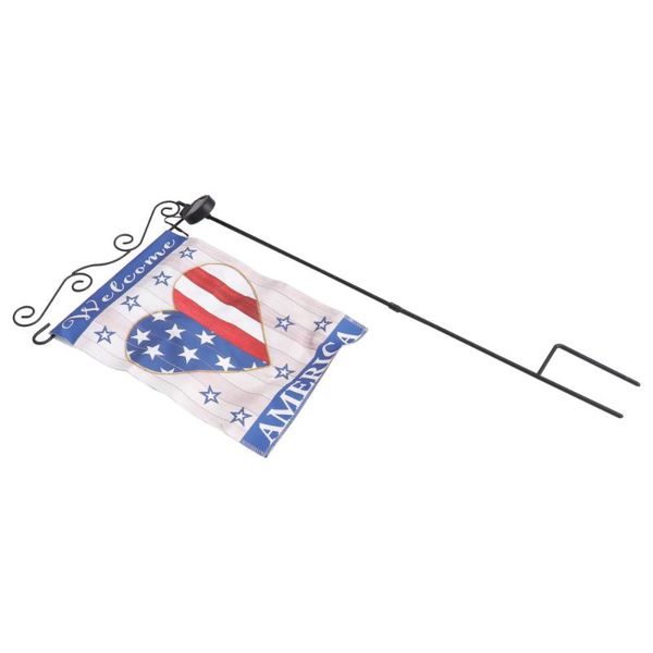 

solar lamps 1 set outdoor independence day flag lamp decor banner inserting