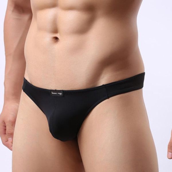 Cuecas homens sheer underwear calcinha suave curto g-string respirável baixa ascensão Poliamida gays roupas sissy inmitate