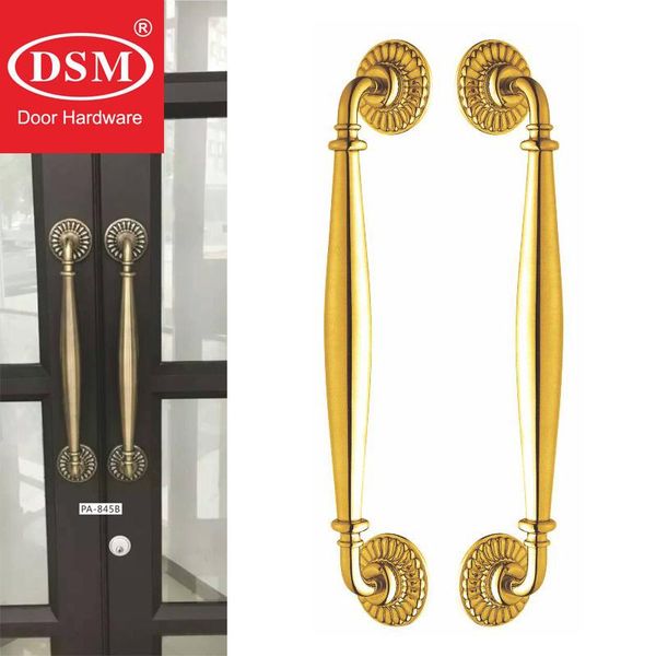 

handles & pulls luxurious entrance door handle golden/bronze stainless steel pull for metal frame/glass/wooden doors pa-845-38*476mm