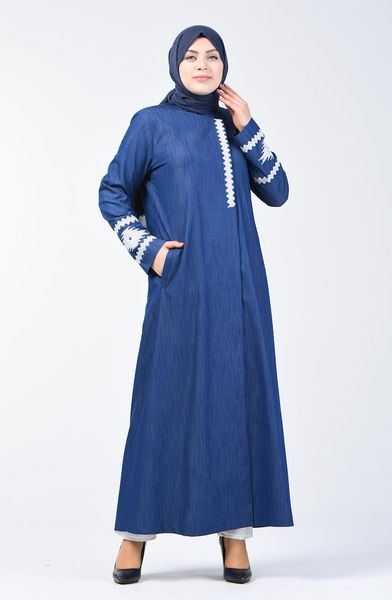 

ethnic clothing minahill grÃ¶sse grosse ickter hijab-mantel 0809-03 dunkelblau, Red