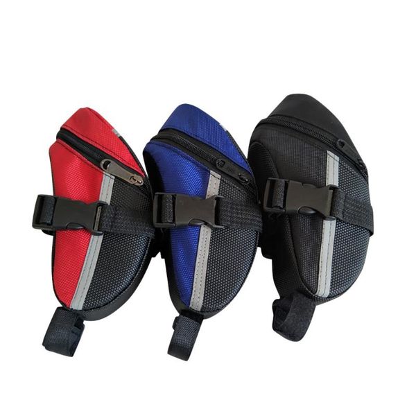 

cycling bags outdoor bicycle bike pouch nylon seatpost bag waterproof storage saddle seat tail rear accessorie