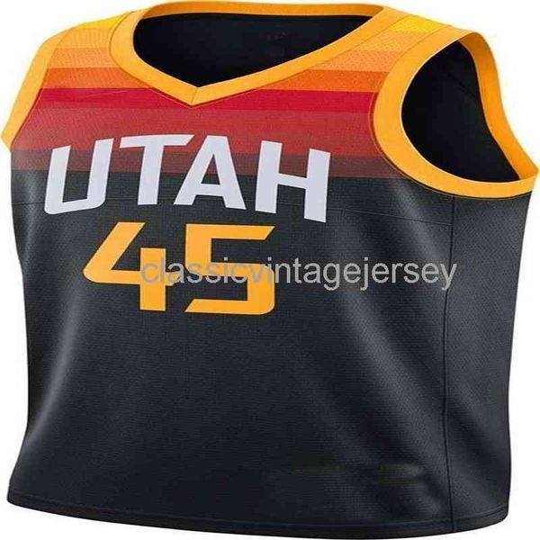 

donovan mitchell #45 75th anniversary swingman jersey stitched mens women youth xs-6xl basketball jerseys, Black
