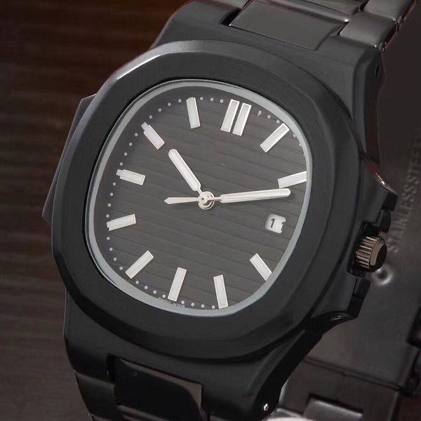 

pp nautilus luxury designer watches swiss patek brand watches mens chronograph wristwatches luxurious waterproof quartz timepieces aaa watch, Silver