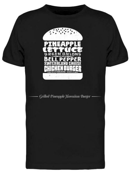 

Chicken Burger Art Men's Tee -Image by Shutterstock, White;black
