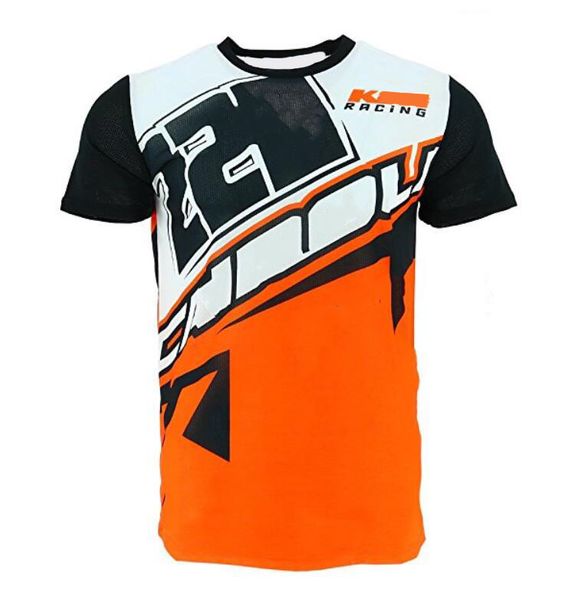 

summer motorcycle cycling fan racing t-shirt round neck off-road short sleeve