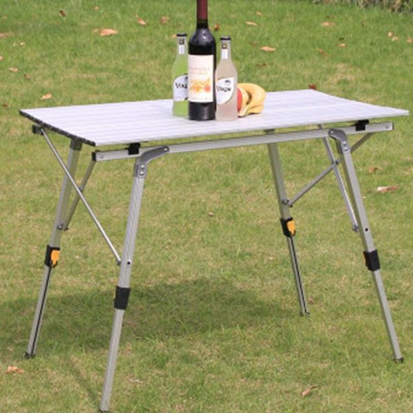 

camp furniture outdoor folding table chair camping aluminium alloy picnic waterproof durable desk for 90*53cm