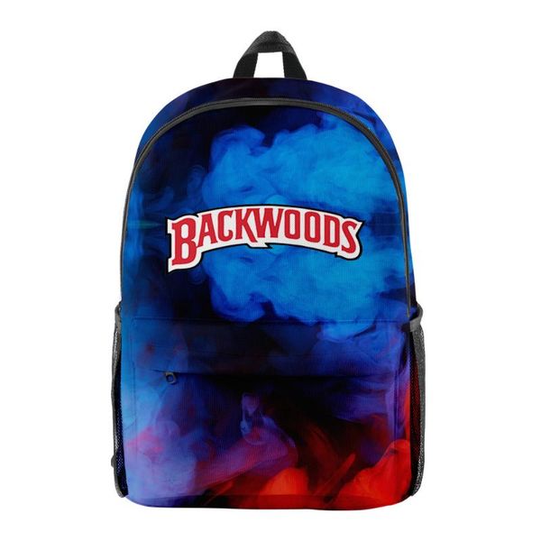 

products school bags backwoods oil painting 3d digital color printing campus students backpack