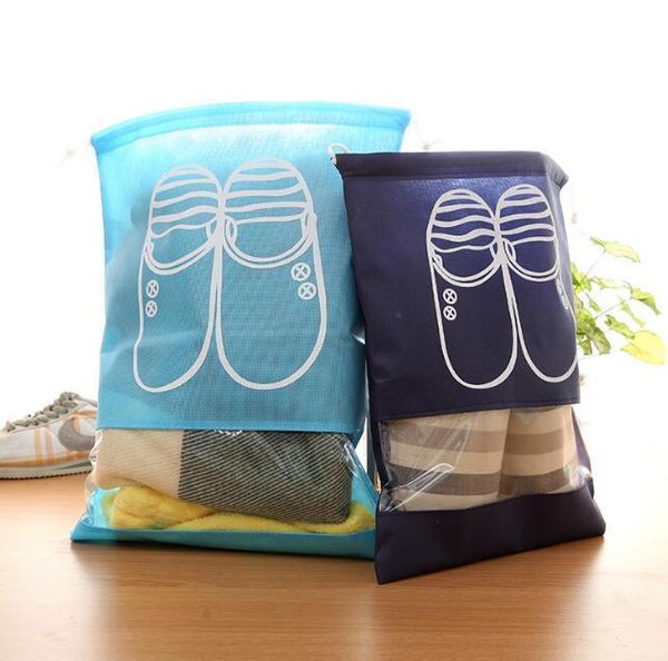 

storage bags 1pcs/set cute shoes for girls women dustproof non-woven travel