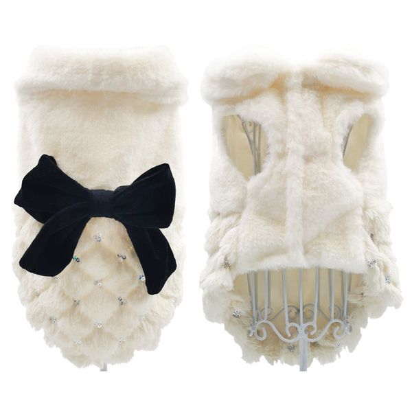 

pet cloth bow skirt teddy fadou princs thickened sequin drs