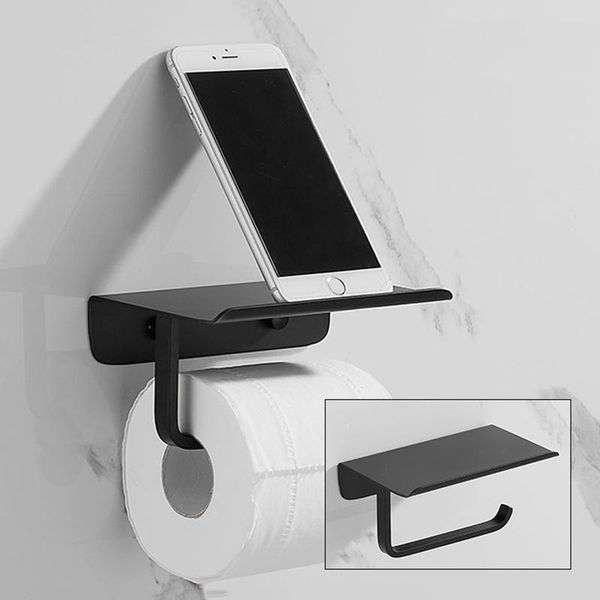 

toilet paper holders wall-mounted stainless steel tissue holder roll rack household bathroom towel el accessories storage