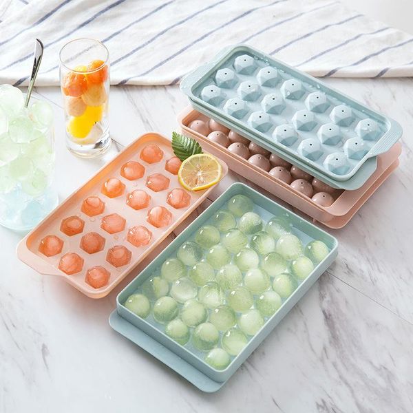 

spherical ice cube tray creative household homemade ball mold diy making tool whiskey juice available box baking moulds