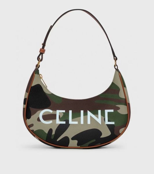 

2021 new camouflage underarm full leather ava letter printing arc de triomphe club crescent messenger bag crossbody bag ysj