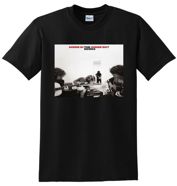 

the kooks t shirt inside in inside out small medium large or xl, White;black