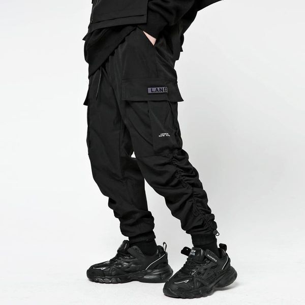 

men's pants autumn black jogger men cargo outdoor tactical long casual sweat cotton trousers