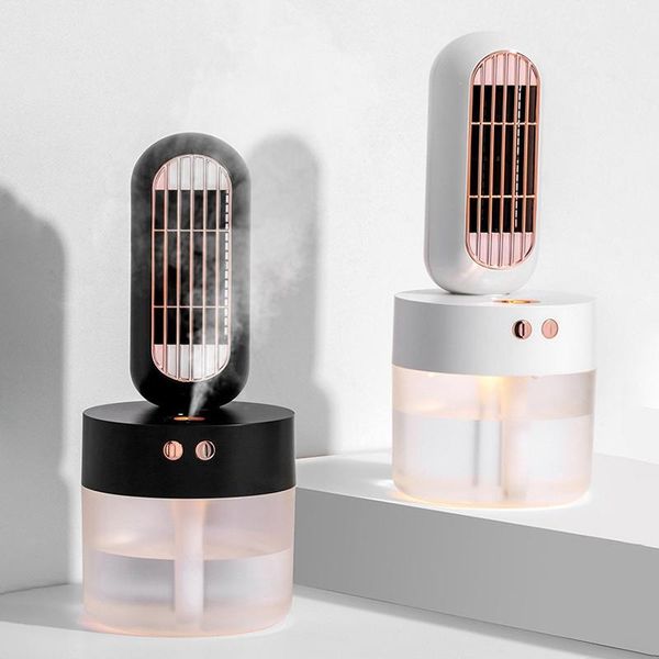 

electric fans spray fan mini usb deskautomatic shaking head charging humidifier