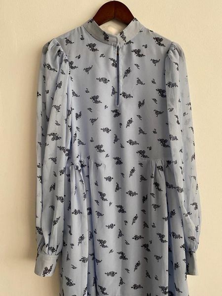 

elfbop ladies printed loose short dress with long sleeve casual dresses, Black;gray