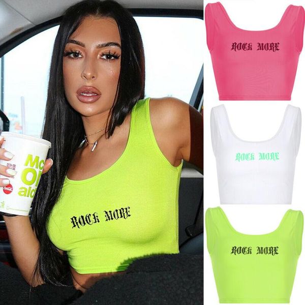 

bras sets summer womens vest skinny fashion tanks plain sleeveless cami basic tee shirt gym sport crop tank, Red;black